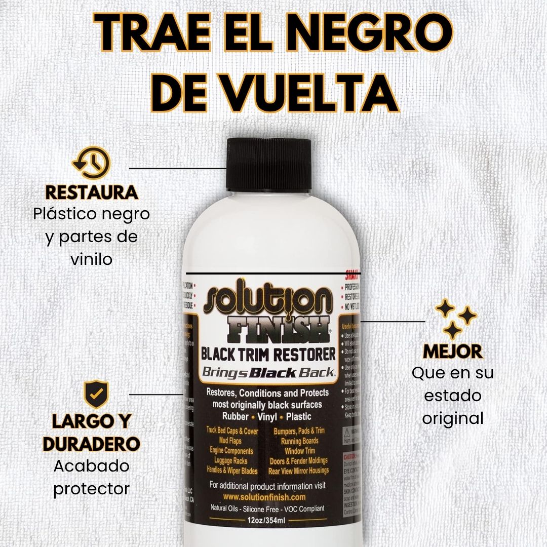 SOLUTION FINISH® RESTAURADOR PARA COCHES