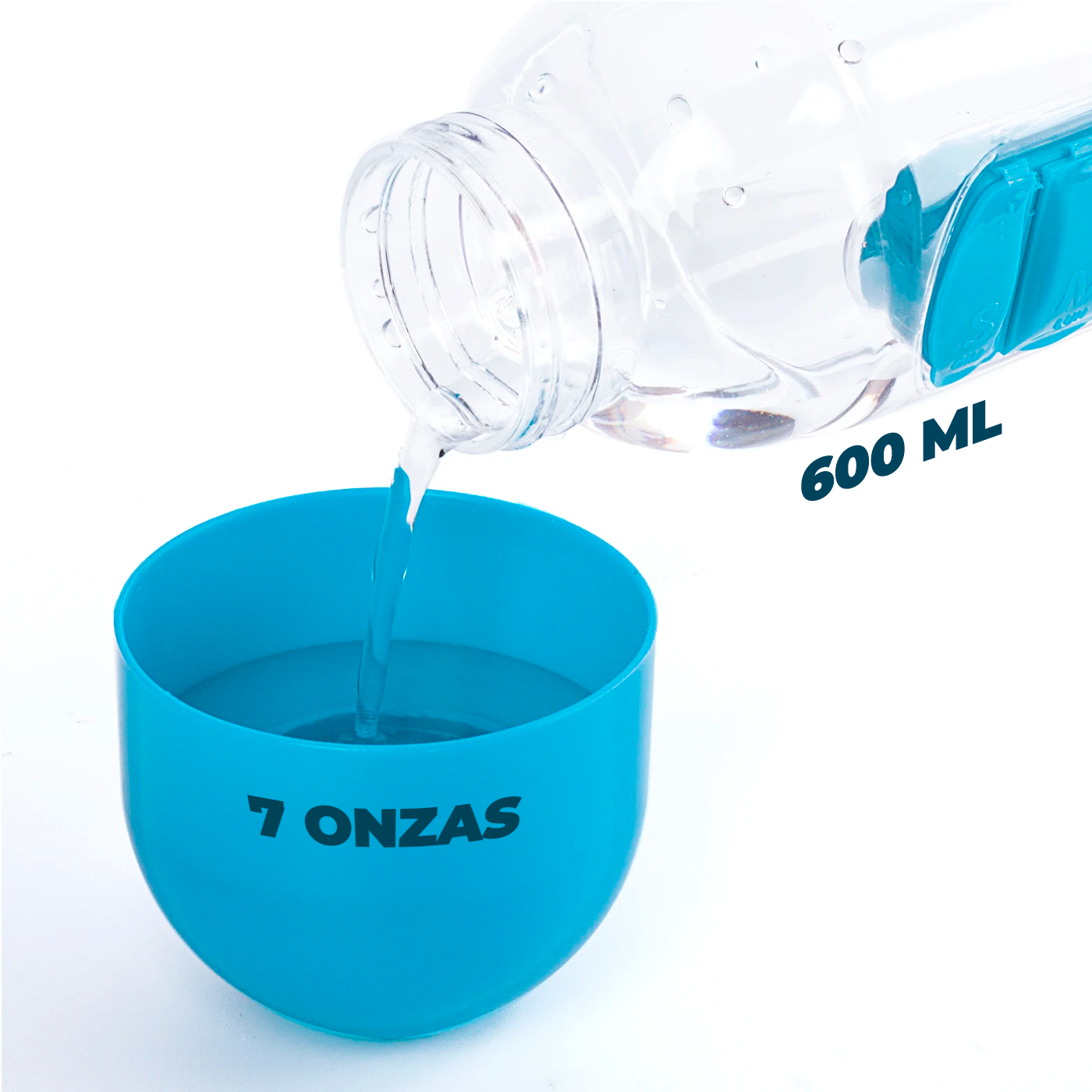 BOTELLA PASTILLERO 7 COMPARTIMENTOS