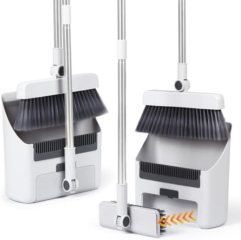 JUEGO DE ESCOBAS PLEGABLES Y GIRATORIAS