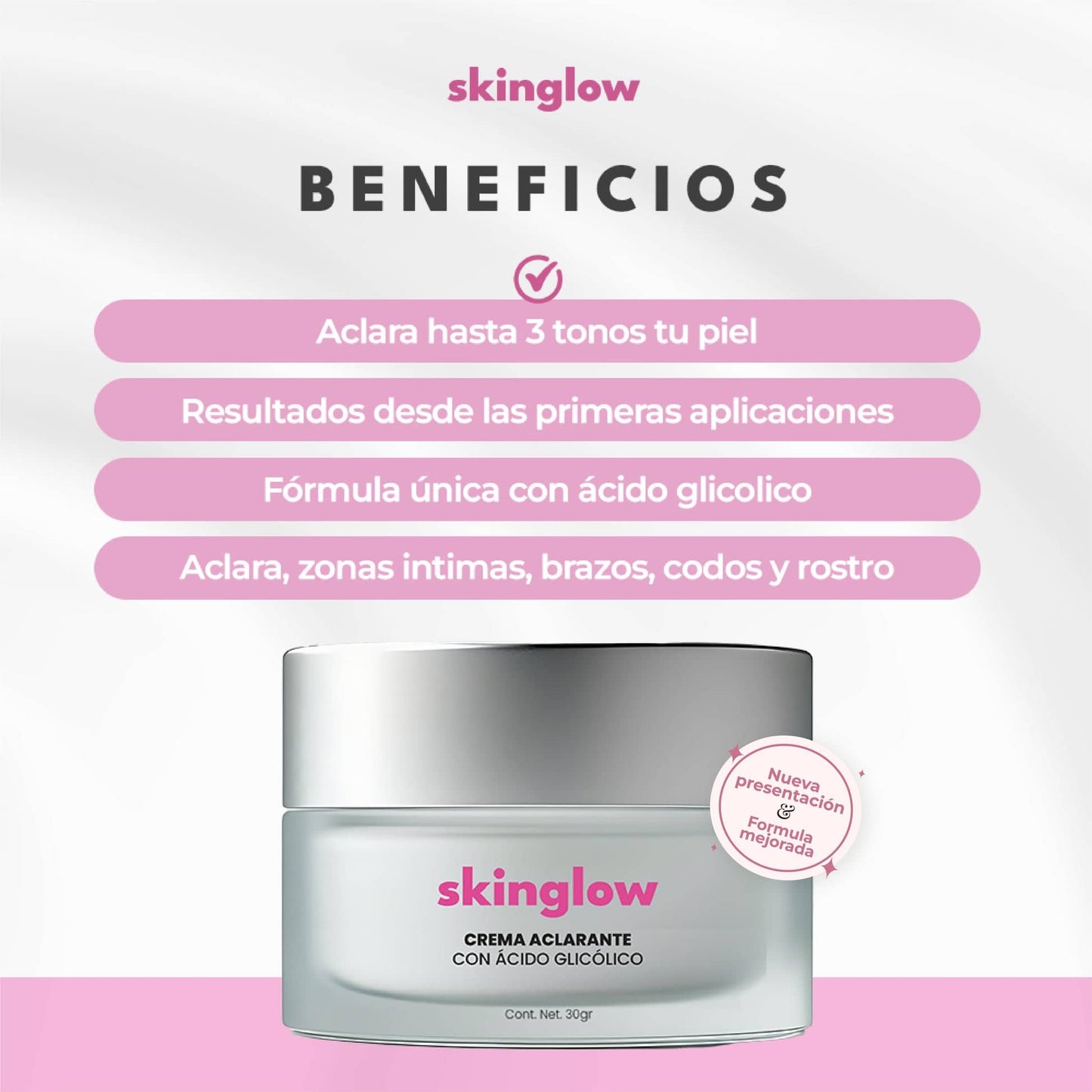 SKINGLOW CREMA ACLARANTE