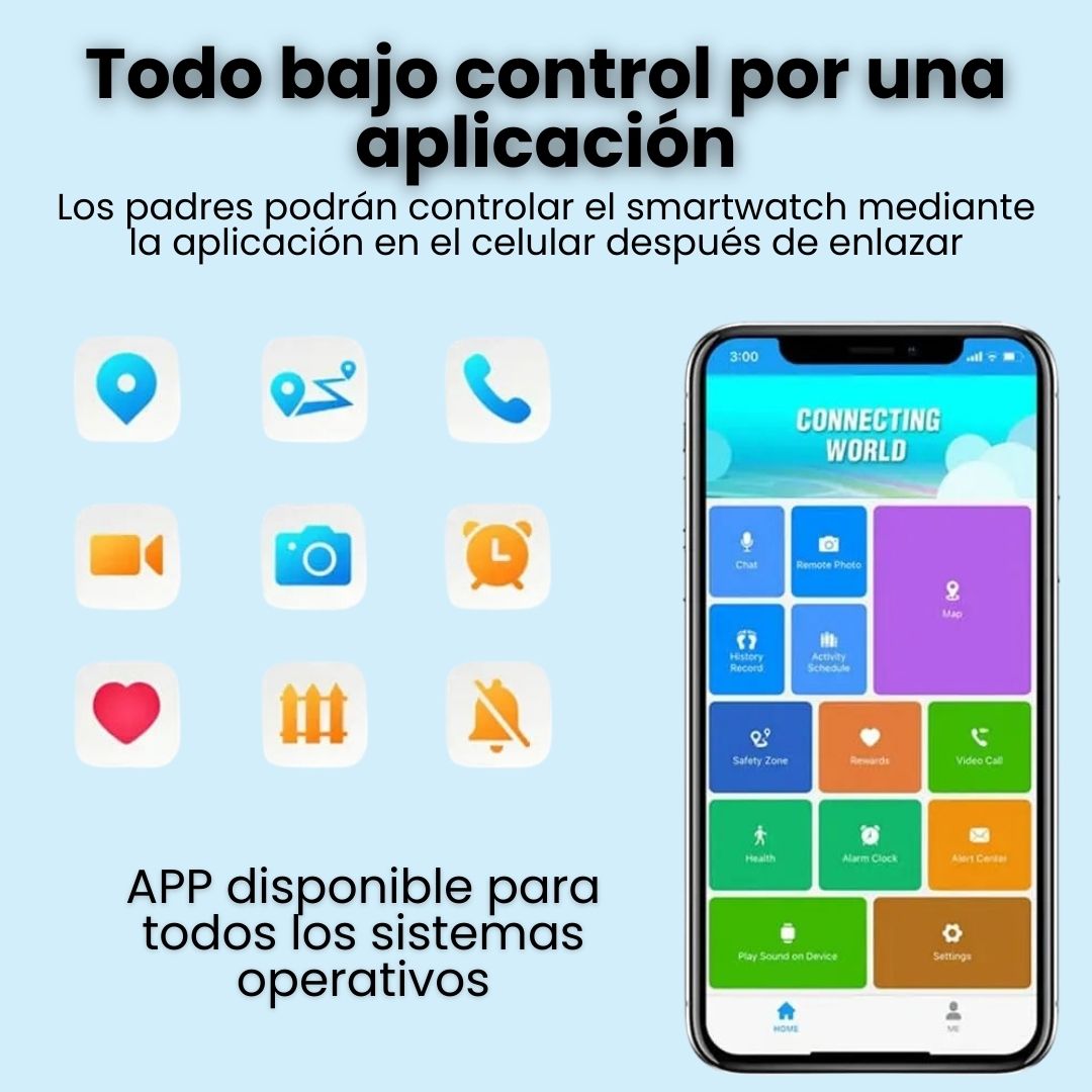 RELOJ INTELIGENTE PARA NIÑOS®