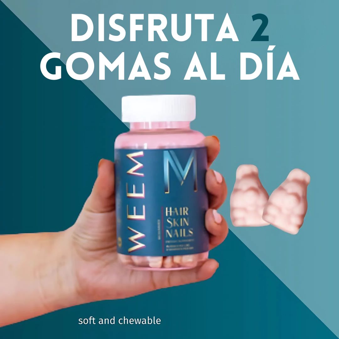 WEEM® GOMAS PARA EL CABELLO, LA UÑAS Y LA PIEL