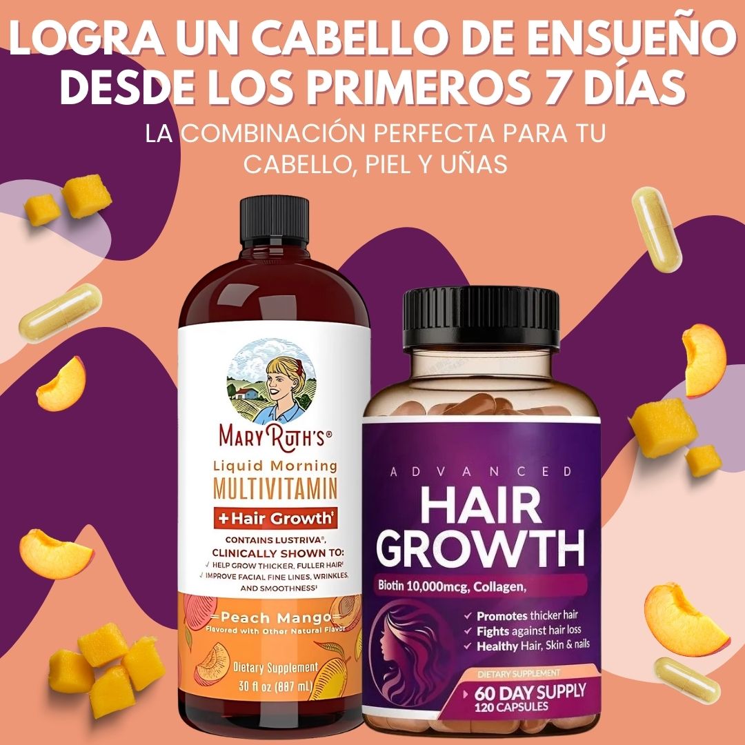 SÚPER COMBO HAIR GROWTH Y MARY WUTH'S®