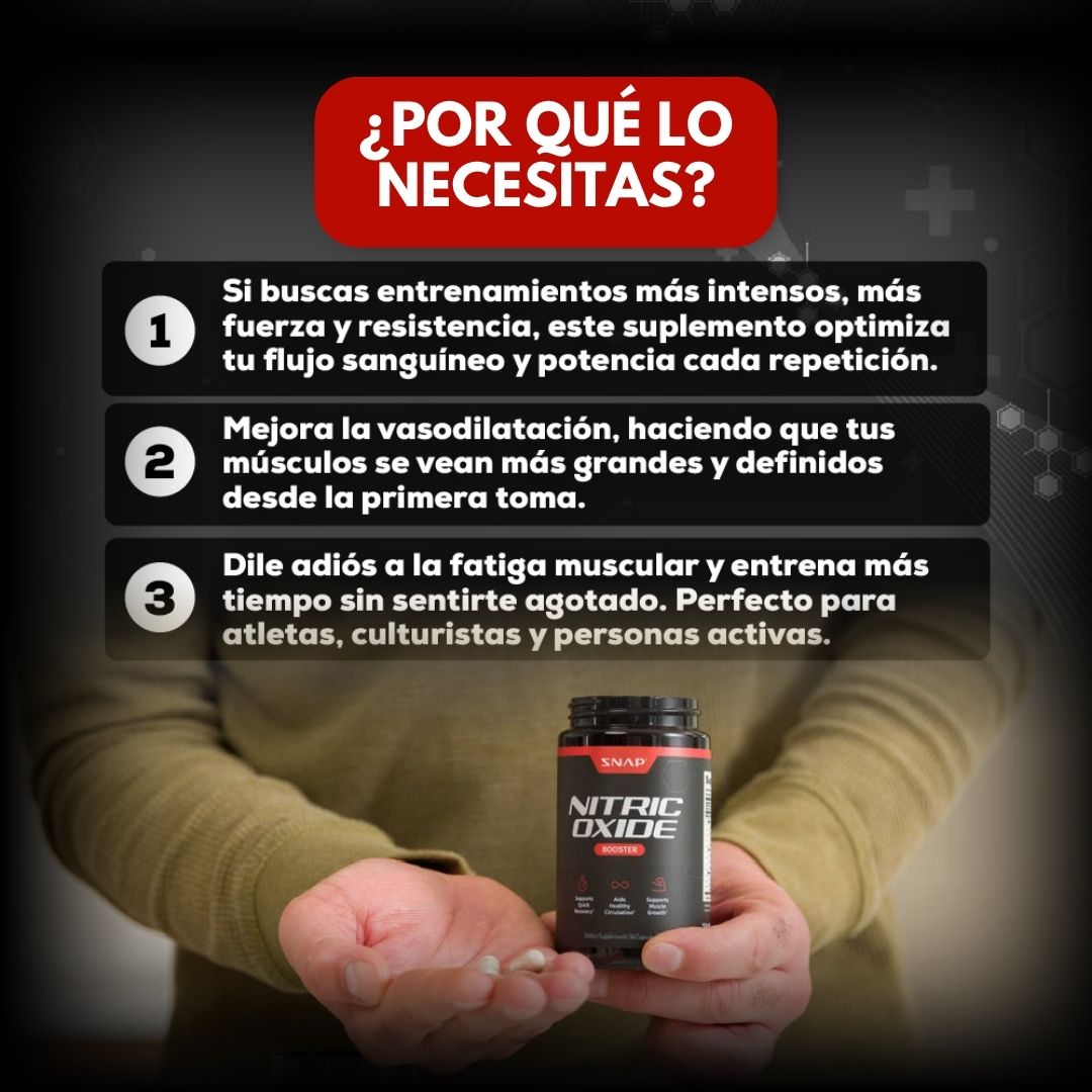 NITRIC OXIDE® BOOSTER - PARA ANTES DEL ENTRENAMIENTO