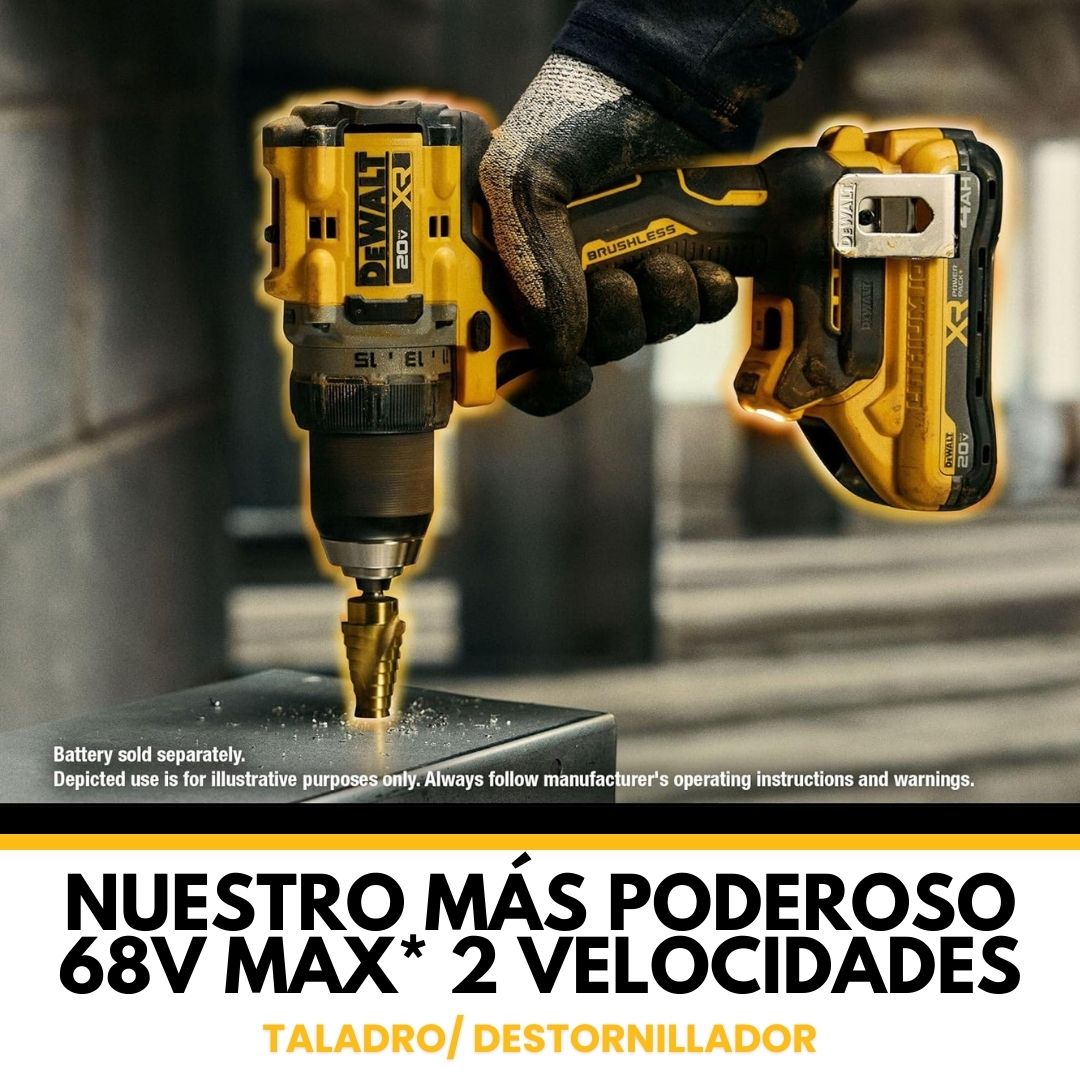 DE WALT® TALADRO INALÁMBRICO -  68V