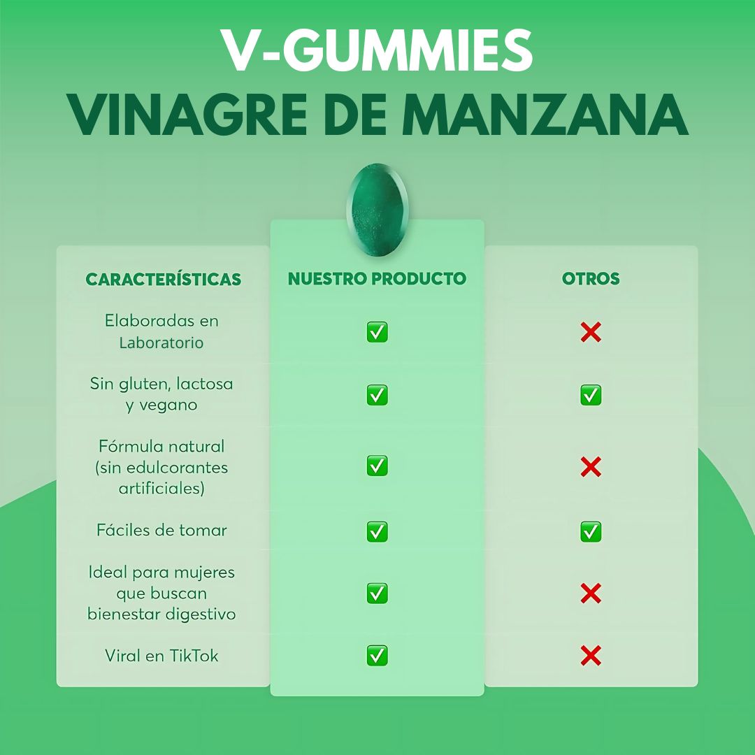 V-GUMMIES® VINAGRE DE MANZANA