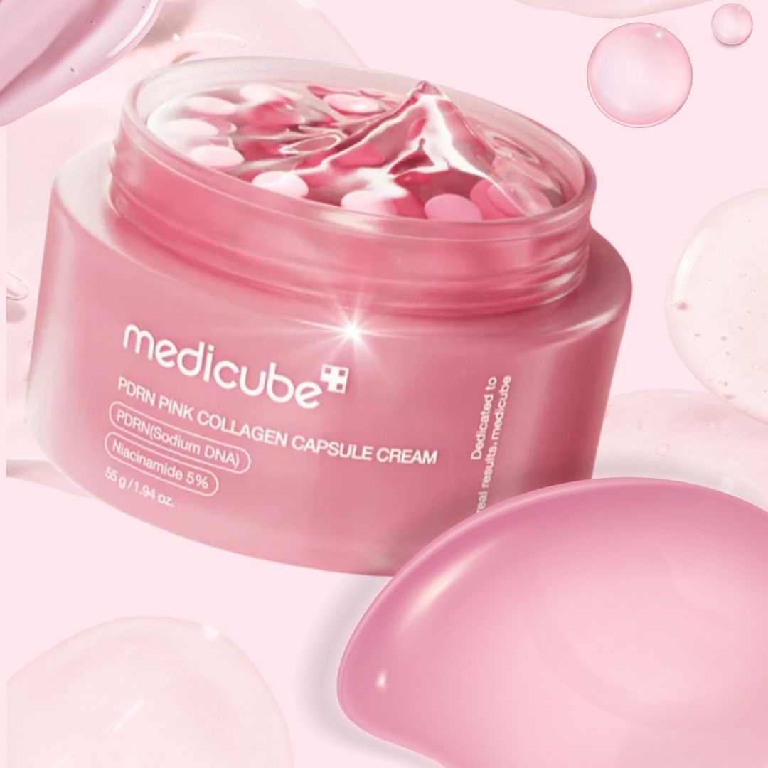 no MEDICUBE® - Crema de cápsulas de colágeno rosa PDRN