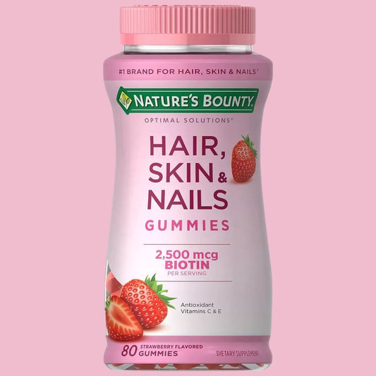 NATURE’S BOUNTY HAIR SKIN & NAILS® - GOMITAS QUE APOYAN EL FORTALECIMIENTO DEL CABELLO,PIEL Y UÑAS