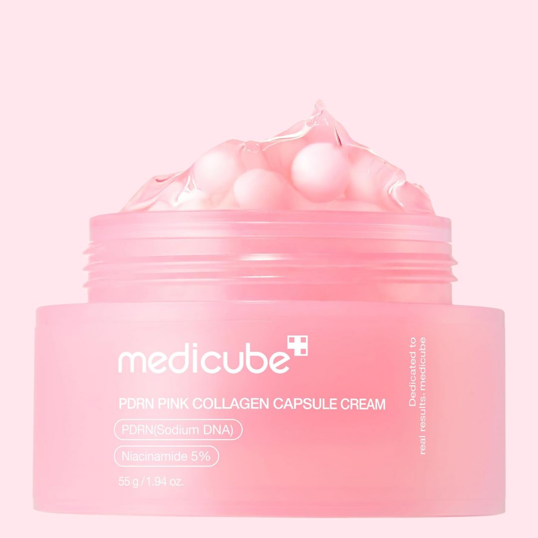 no MEDICUBE® - Crema de cápsulas de colágeno rosa PDRN