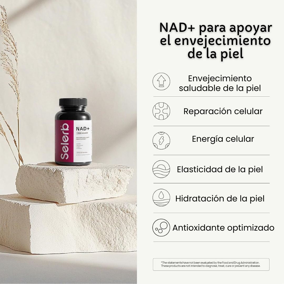 SELERB NADGENIE® NAD+ PARA MUJER /60 CÁPSULAS
