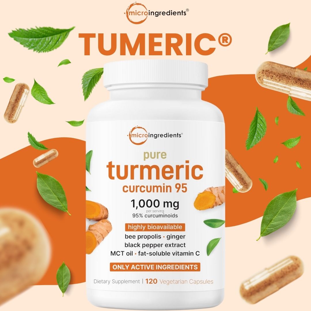 MICROINGREDIENTS TUMERIC® 120 CÁPSULAS DE CÚRCUMA