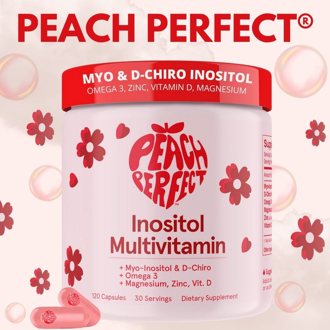 PEACH PERFECT®- 60 Cápsulas multivitamínicas de inositol