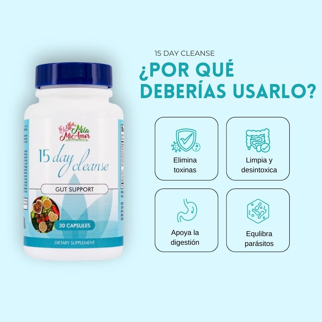 no MILA MIAMOR®️ - 15 DAYS CLEANSE - Desintoxicación avanzada de limpieza para mujeres y hombres