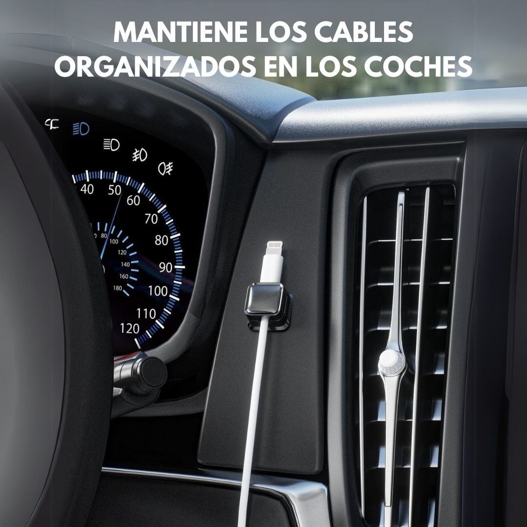 KIT ORGANIZADOR DE CABLES - PACK DE 6 UNIDADES