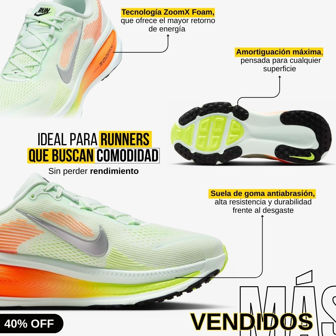 NIKE VOMERO 18®: HIGH QUALITY