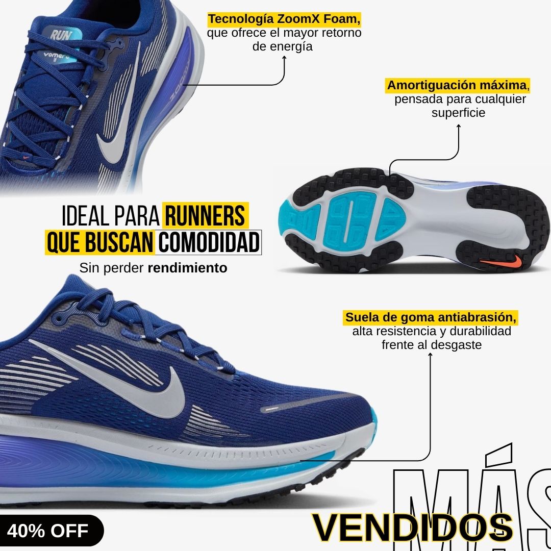 NIKE VOMERO 18®: HIGH QUALITY