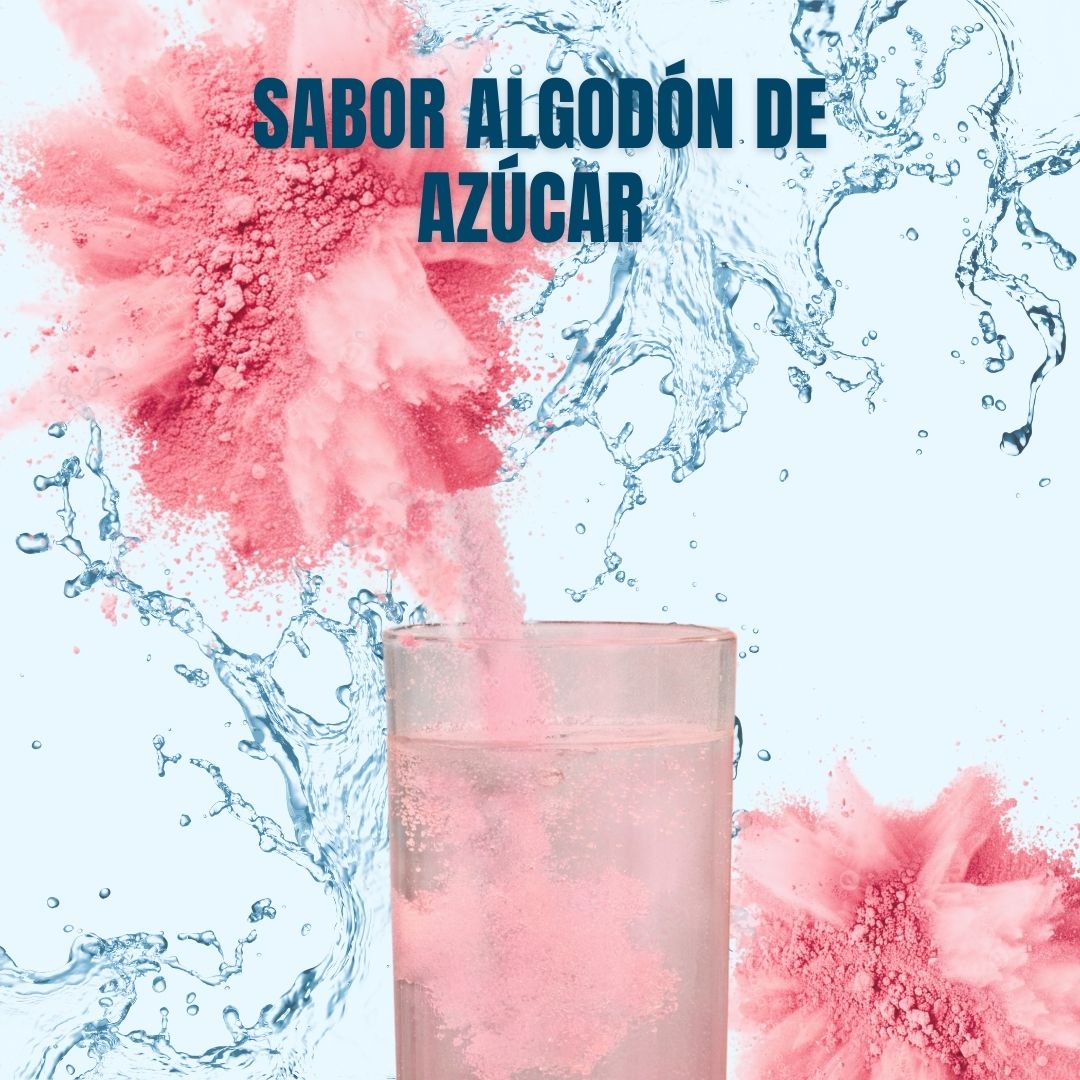 LIQUID I.V. Multiplicador Hidratante® - Mezclador De Bebida De Electrolitos - Sabor Algodón de Azúcar