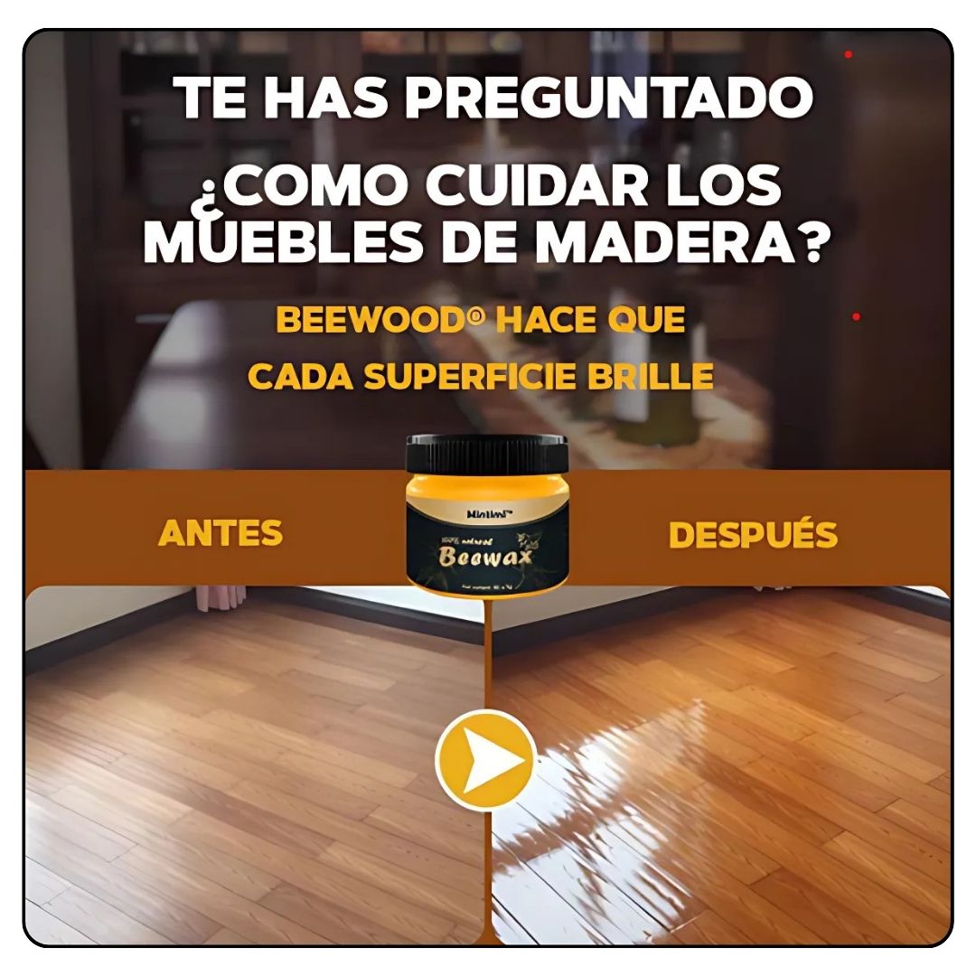 BEEWAX® CERA RESTAURADORA Y BRILLADORA DE MADERA