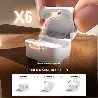 KIT ORGANIZADOR DE CABLES - PACK DE 6 UNIDADES