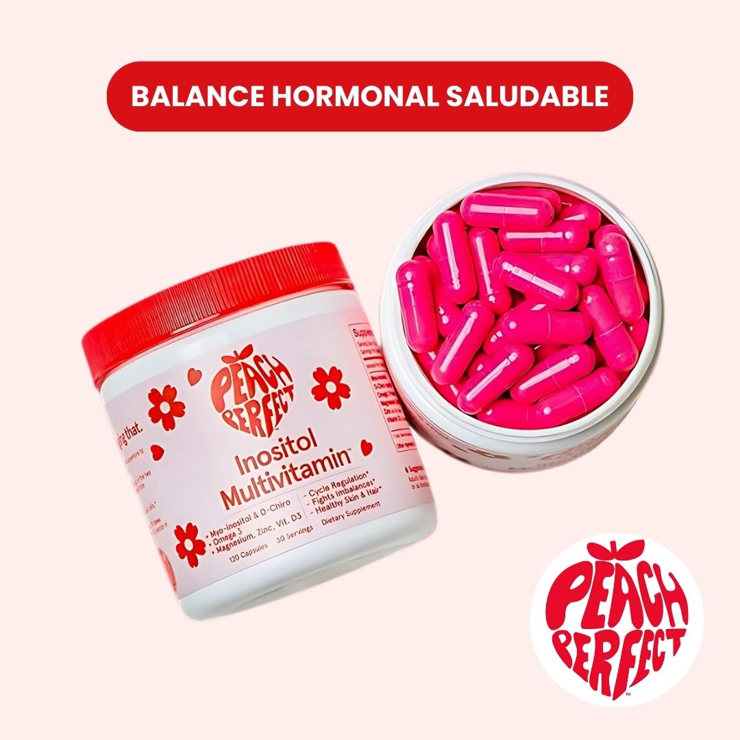 PEACH PERFECT®- 60 Cápsulas multivitamínicas de inositol