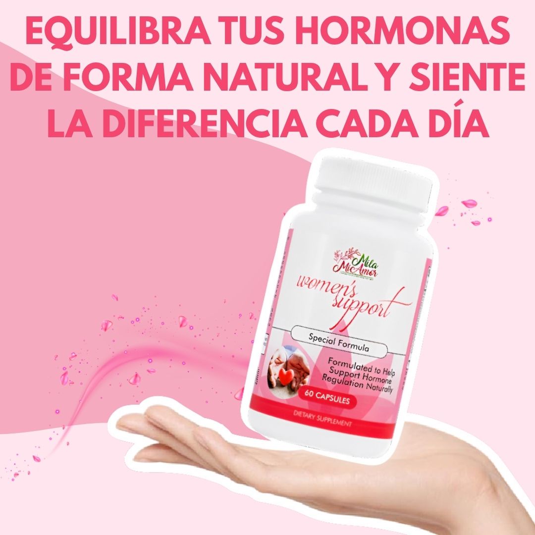 WOMEN’S SUPPORT® MILA MIAMOR - SUPLEMENTO HORMONAL - 60 CÁPSULAS