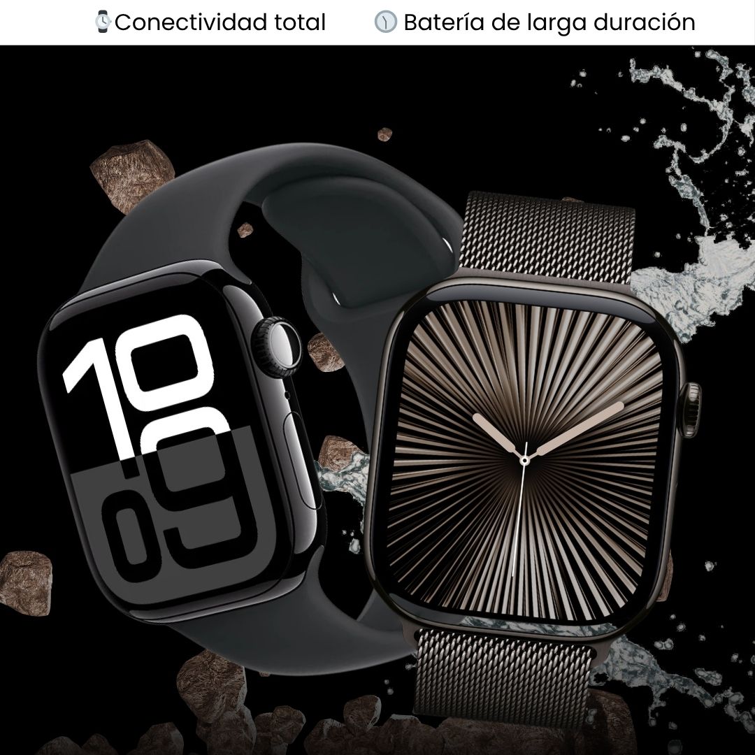 RELOJ INTELIGENTE TITANIUM PRO® - PAGA 1 LLEVA 2 + 2 PULSOS DE OBSEQUIO