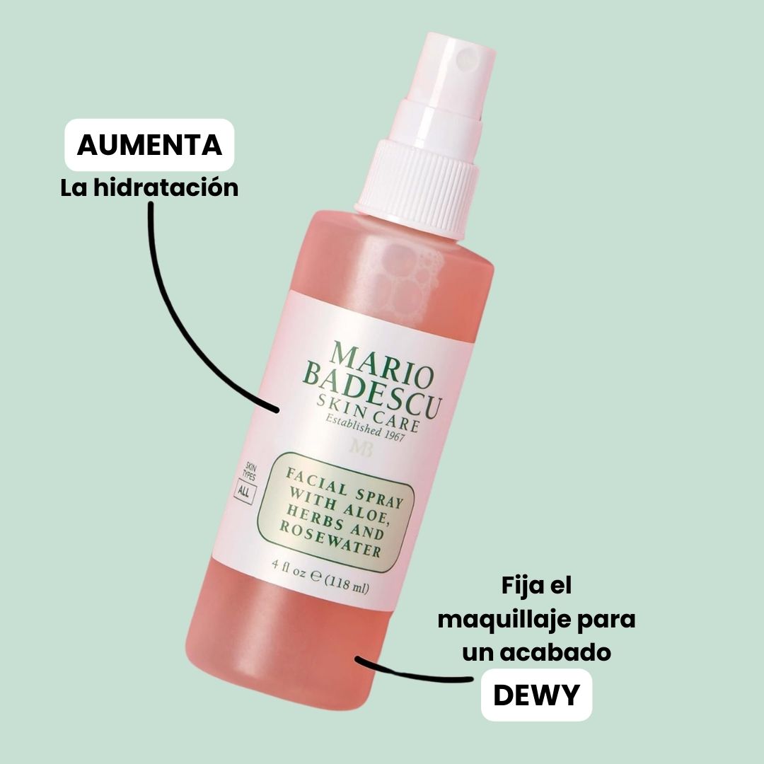 MARIO BADESCU® TÓNICO FACIAL CON AGUA DE ROSAS Y ALOE VERA