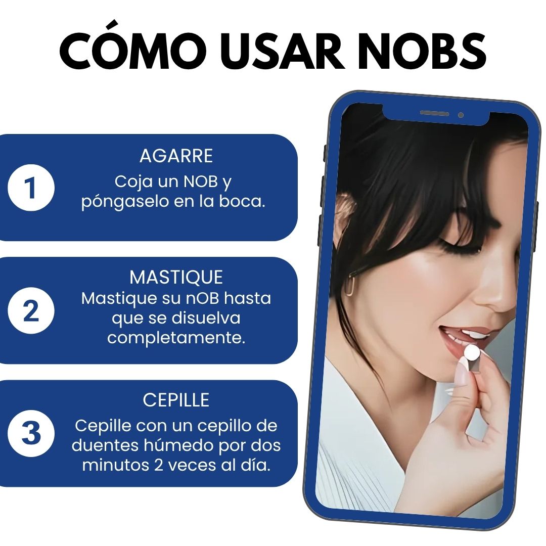 NOBS® TABLETAS DE PASTA DE DIENTES