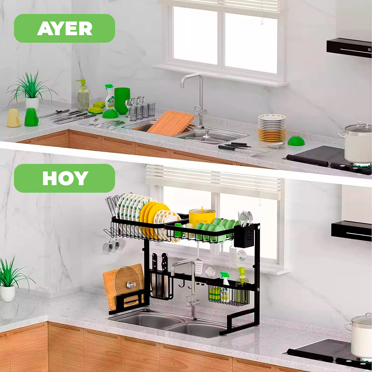 ORGANIZADOR Y ESCURRIDOR DE PLATOS, EL ORIGINAL®