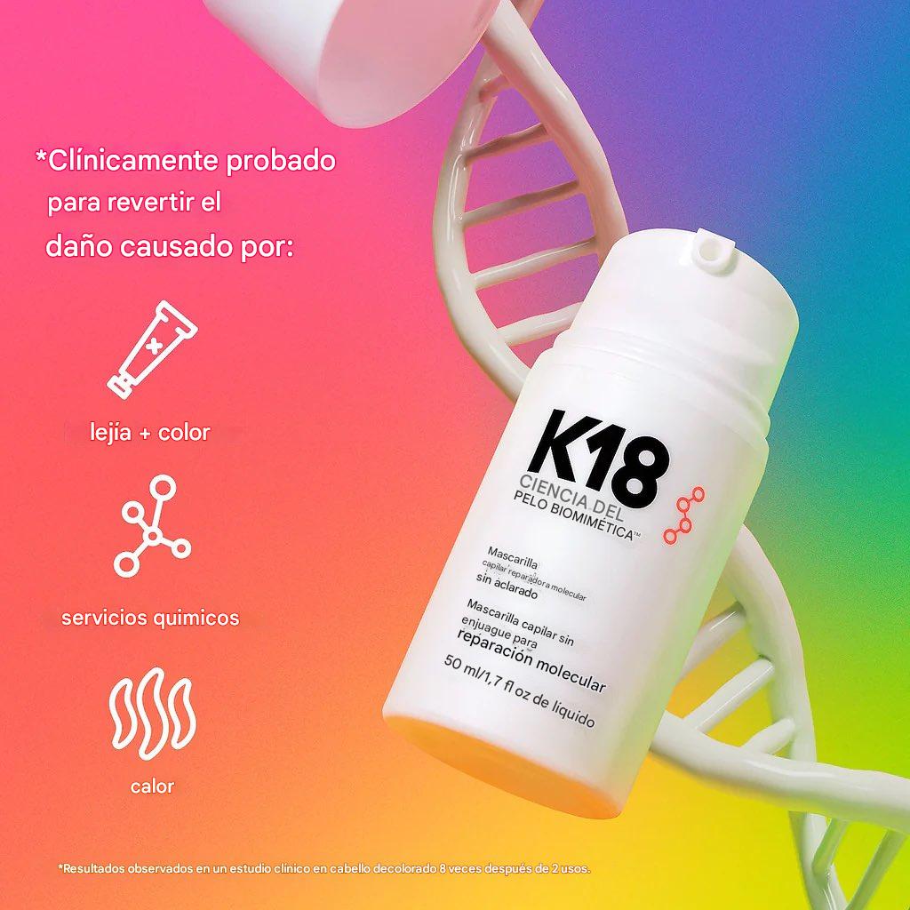 K18®  Reparación Molecular Sin Enjuague Biomimetic Hairscience
