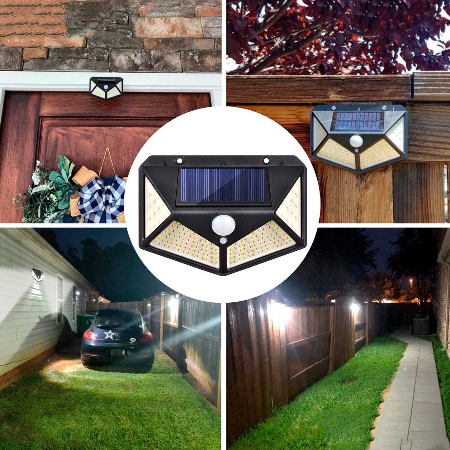 LAMPARA SOLAR 100 LEDS CON SENSOR DE MOVIMIENTO | EL ORIGINAL®