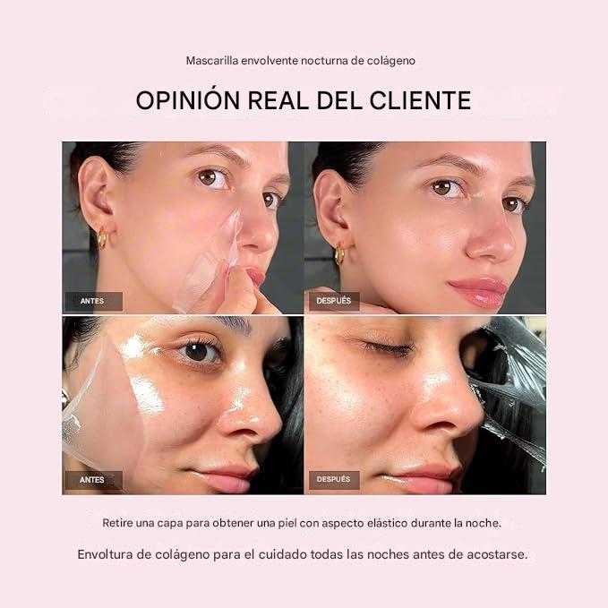 MEDICUBE - Mascarilla facial de colágeno para usar durante la noche