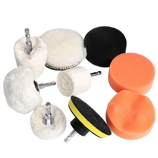 Kit Taladro Discos Para Polichar Pomos