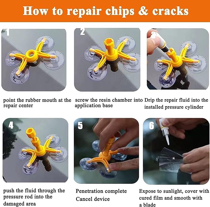 Kit Reparador De Vidrio