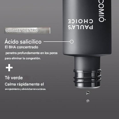 PAULA'S CHOICE® Skin Perfecting - Exfoliante líquido de ácido glicolico y ácido salicílico BHA al 2%