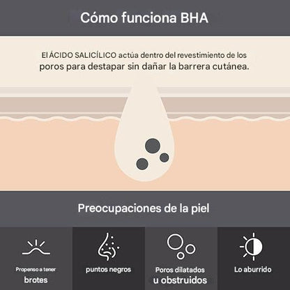 PAULA'S CHOICE® Skin Perfecting - Exfoliante líquido de ácido glicolico y ácido salicílico BHA al 2%
