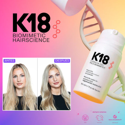 K18®  Reparación Molecular Sin Enjuague Biomimetic Hairscience